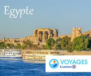 PROMO Croisière Egypte, Louxor et la Vallée du Nil dès 1199 € par personne avec Leclerc Voyages