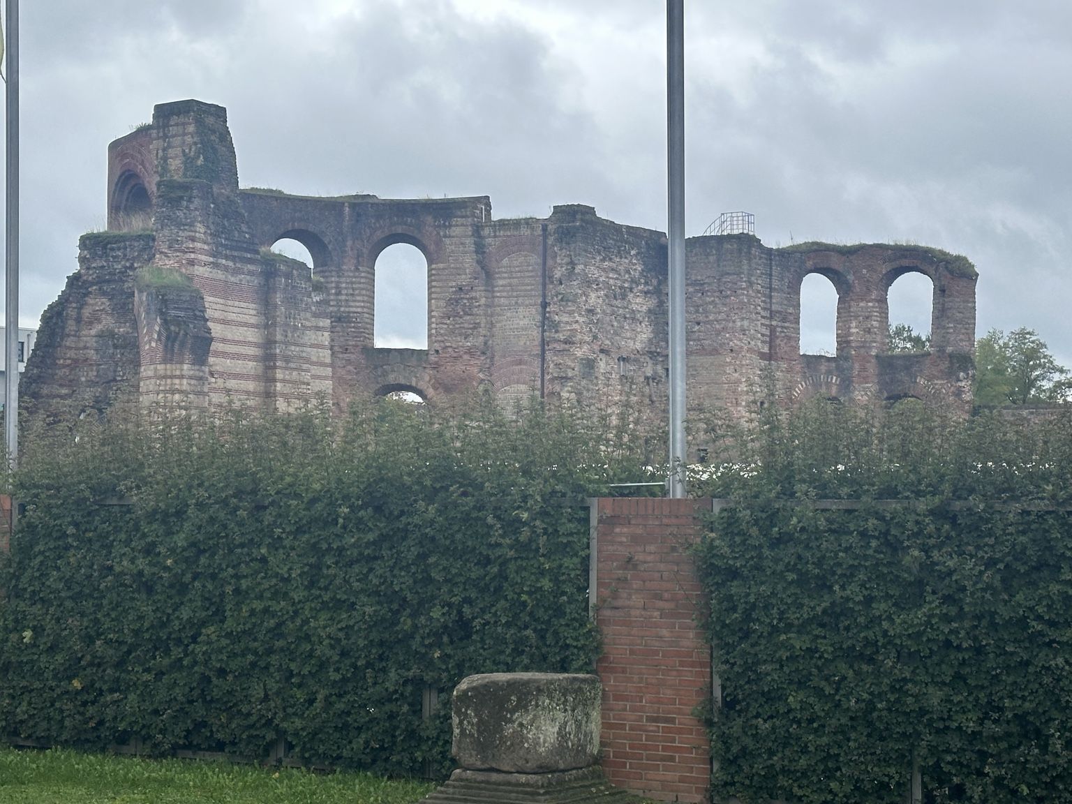 Les vestiges des thermes impériaux témoignent de la grandeur de la Trèves romaine.