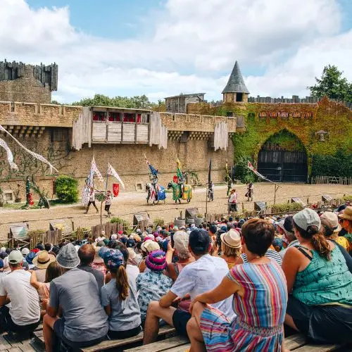 Spectacle de chevaliers au Puy du Fou