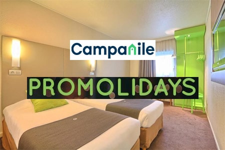 Bon plan Promolidays Campanile : chambre d'hôtel Campanile + petits déjeuners dès 49€/nuit