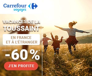 Bon plan Vacances de la Toussaint jusqu'à -60 %