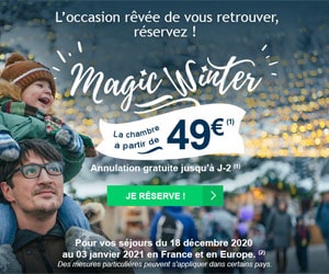 Bon plan Magic Winter : chambre à partir de 49€