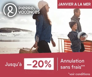 Bon plan Janvier à la mer : jusqu'à -20 de réduction + annulation gratuite