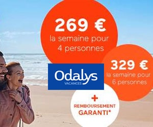Bon plan Vacances de Printemps : 269€ pour 4 personnes et 329€ pour 6 personnes