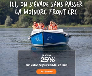 Bon plan Jusqu'à -25% sur une sélection d'hébergements en Mai et Juin 2021