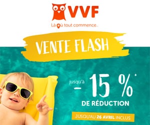 Bon plan Vente Flash : jusqu'à -15% sur vos vacances de printemps, d'été ou d'automne