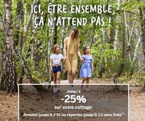 Bon plan Ouverture des domaines français en mai, jusqu'à -25% sur votre cottage