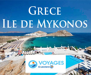 Bon plan Séjour Mykonos ou circuit Mykonos dès 302€ par pers. avec Leclerc Voyages