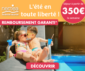 Bon plan Vacances été 2021 dès 262,50€ + remboursement garanti jusqu’au jour de votre départ