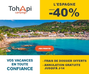 Bon plan Bon plan camping Espagne : jusqu'à -40% + frais de dossier OFFERTS + annulation gratuite jusqu'à j-14