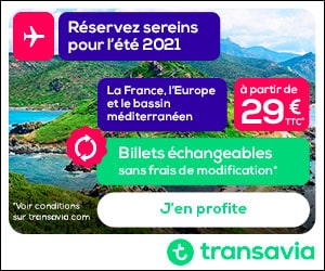 Bon plan En juillet, plus de 10 000 billets à moins de 70€ avec Transavia