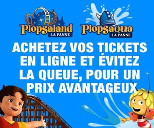 Code promo En 2022, -5€ sur les billets pour Plopsaland De Panne, Plopsaqua De Panne, Plopsa Indoor Hasselt, Plopsa Coo, Plopsa Indoor Coevorden & Holiday Park