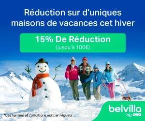Code promo 15% de réduction sur votre location de vacances
