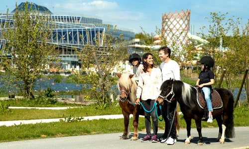 Balade à cheval à Center Parcs Villages Nature Paris