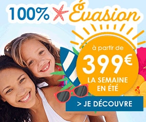 Bon plan Vacances en Camping : 1 Semaine au mois de juillet à partir de 399€
