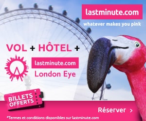 Bon plan Lastminute vous propose un week-end unique à 360 degrés à Londres : vol + hôtel + billets gratuits pour le LONDON EYE