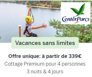 Bon plan Vacances sans limites : dès 339€ le cottage premium 4 personnes pour 4j/3n
