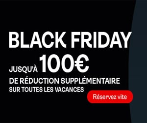 Code promo BLACK FRIDAY | 100 € de réduction immédiate sur vos vacances en voiture, cumulable avec les promos en cours