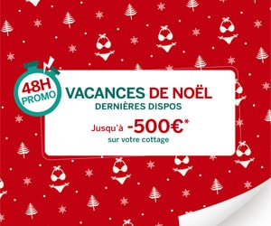 Bon plan 48HPROMO - 500€ de réduction sur vos vacances de Noël