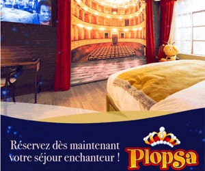 Code promo 15% de réduction sur les séjours à l’Hôtel Plopsa