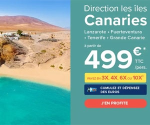 Bon plan Séjours aux Îles Canaries dès 499€ / pers. avec Carrefour Voyages