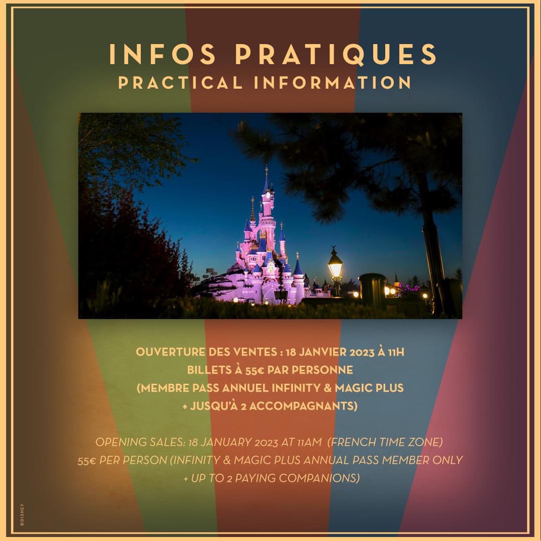 Evénement à ne pas rater à Disneyland Paris | La soirée exclusive Pass Annuel
