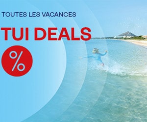 Code promo TUI DEALS | 100 € de réduction immédiate sur vos vacances en avion, cumulable avec les promos en cours
