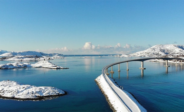 Sous les flocons de Tromsø et des Lofoten