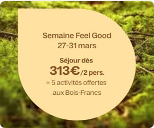 Bon plan La "Semaine Feel Good" aux Bois-Francs, le cottage + 5 activités pour seulement 313€ pour 2 personnes