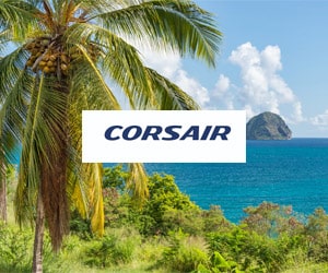 Code promo 30€ de réduction vers la Guadeloupe et la Martinique pour chaque adulte et sénior sur votre réservation