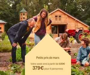 Bon plan Dernières disponibilités mars, votre week-end en pleine nature dès 379€ pour 4 pers