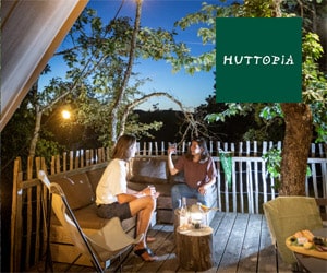 Code promo NOUVEAU FORMULE DUO : 1 nuit gratuite + 1 bouteille de vin ou le Guide du Routard Huttopia Offert