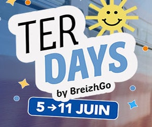 Bon plan TER DAYS en Bretagne à partir de 3€ par personne