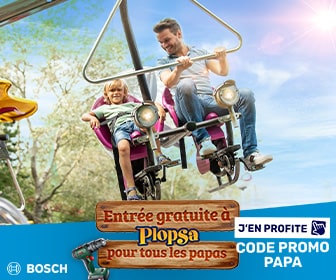 Code promo Fête des Pères Plopsa : billet d'entrée GRATUIT pour tous les papas