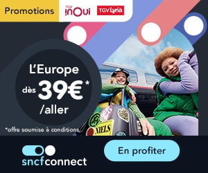 Bon plan Promo DEDI de SNCF Connect : des prix dès 39 euros sur les marchés France et Europe