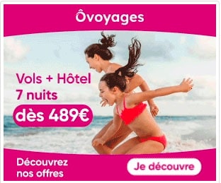 Bon plan Vente flash " Festivités de Noël " & Vacances de la Toussaint à des prix imbattables (dès 489€ par personne)