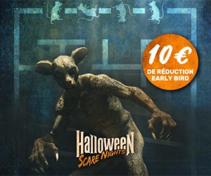 EARLY BIRD HALLOWEEN : 10€ de réduction vos billets pour Plopsaland De Panne, y compris les Halloween Scare Nights