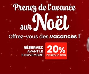 Bon plan Dernières places Vacances de Noël (Vol+hôtel, Train+Hôtel, Ferry+Hôtel)