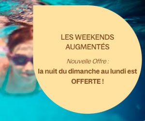 Bon plan Weekends augmentées : Center Parcs vous offre la nuit du dimanche au lundi