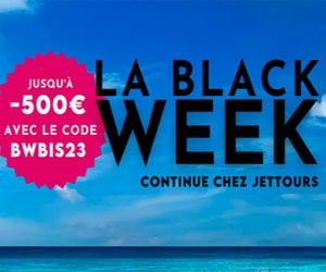 Code promo BLACK FRIDAY Vacances d'hiver au soleil : jusqu'à 500€ de réduction par personne avec ce code promo Jet Tours