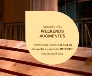 Les weekends augmentés, la nuit du dimanche au lundi vous est  OFFERTE