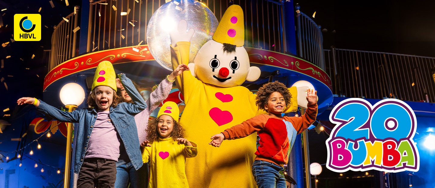 Maintenant seulement 20€ pour un billet >1m avec Bumba qui fête ses 20 ans