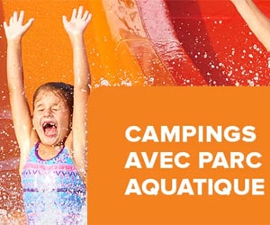 Bon plan Campings avec parc aquatique jusqu'à -60 % + cumulez des euros dans votre cagnotte grâce à votre carte de fidélité Carrefour
