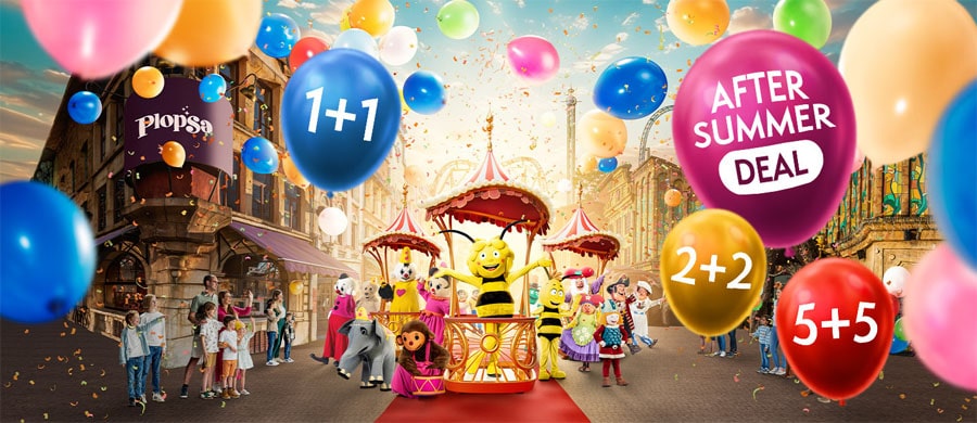 After Summer Deal 1 ticket = 2 personnes pour TOUS les parcs Plopsa