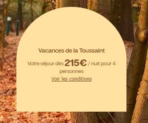 Bon plan Vacances de la Toussaint à Center Parcs, dès 215€ / nuit pour 4 personnes