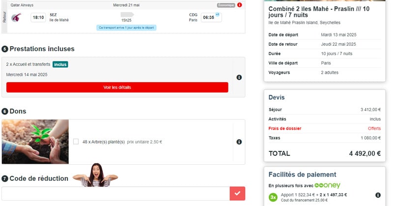 Code promo Auchan Voyages
