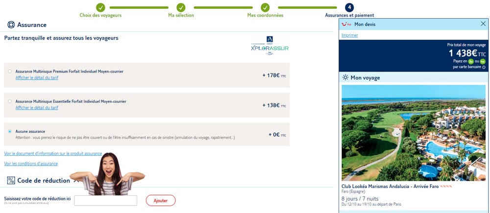 TUI deals, codes réduction TUI, last minute sale, réduction par personne by TUI, le plus grand groupe touristique en Belgique