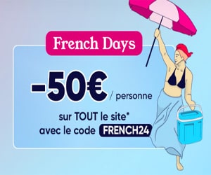 Code promo Code promo Ôvoyages de 50€ de réduction immediate par personne, valable sur tous les voyages