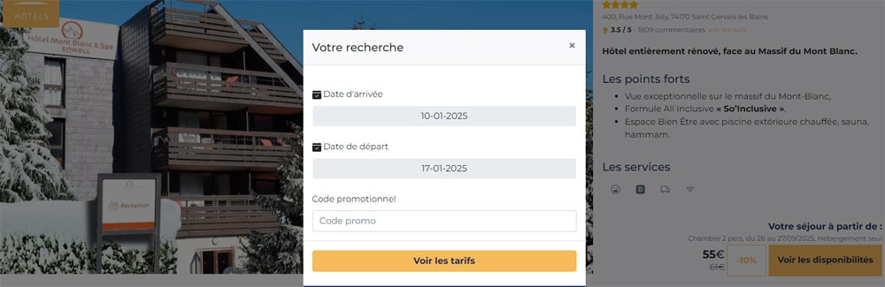Codes promo Sowell & Ventes flash vacances, offres personnalisées aux attentes des vacanciers