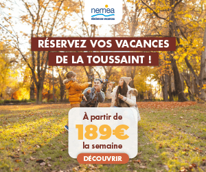 Bon plan Vacances de la Toussaint en Résidence Néméa dès 189 € le logement